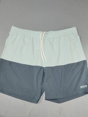 Duluth Trading Co Colorblock Swim Shorts In Blue. XXL